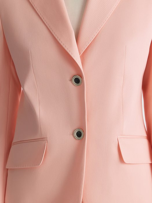 Приталенный жакет из хлопка (Р158): фото №4