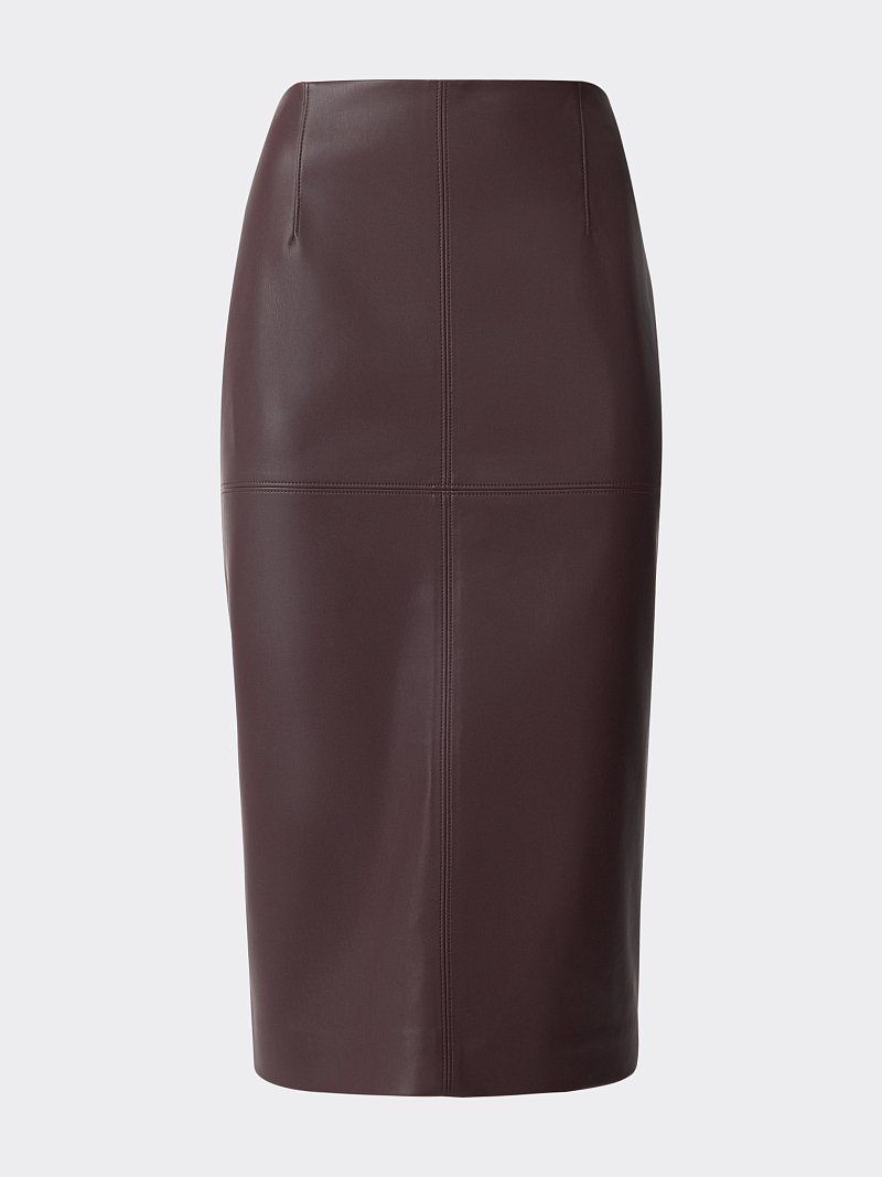 Юбка-карандаш из экокожи 