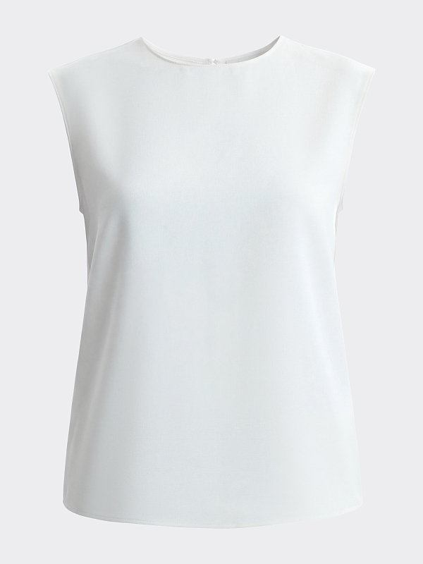 Топ из атласной ткани