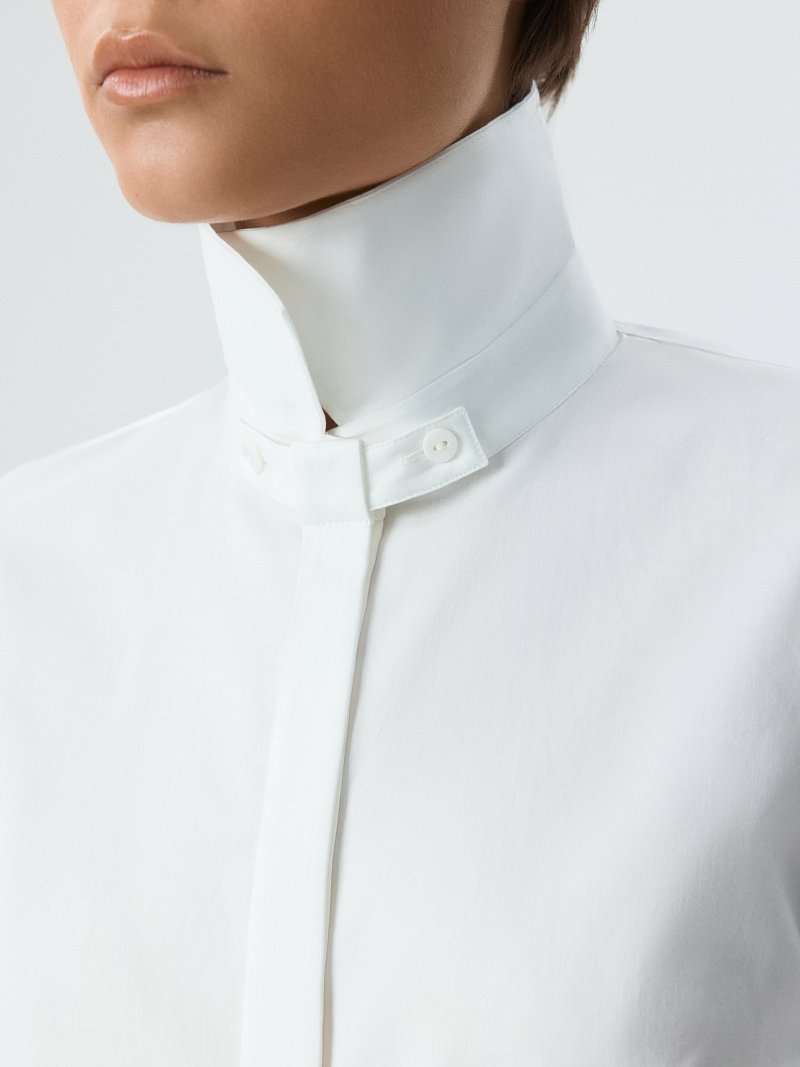 Рубашка со съемным галстуком