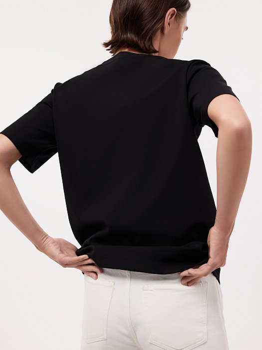 Базовая футболка из вискозы: фото №3