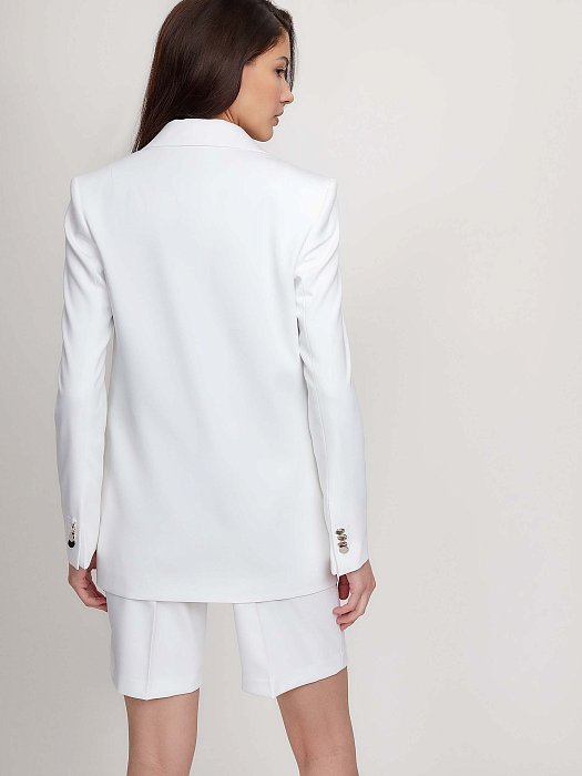 Двубортный прямой жакет: фото №4