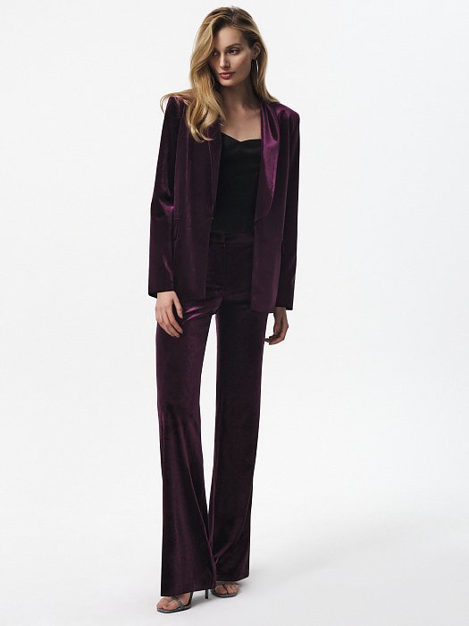 Жакет из бархатной ткани: фото №4