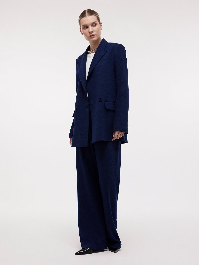 Жакет из трикотажа