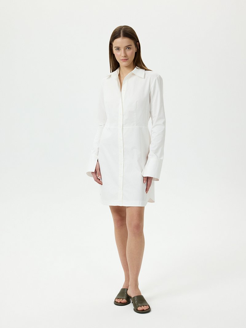 Платье-рубашка из хлопка