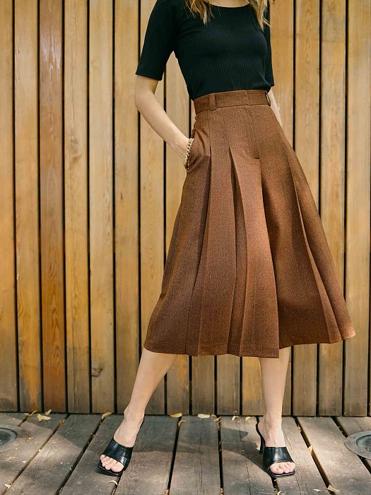 Кюлоты с защипами: фото №2