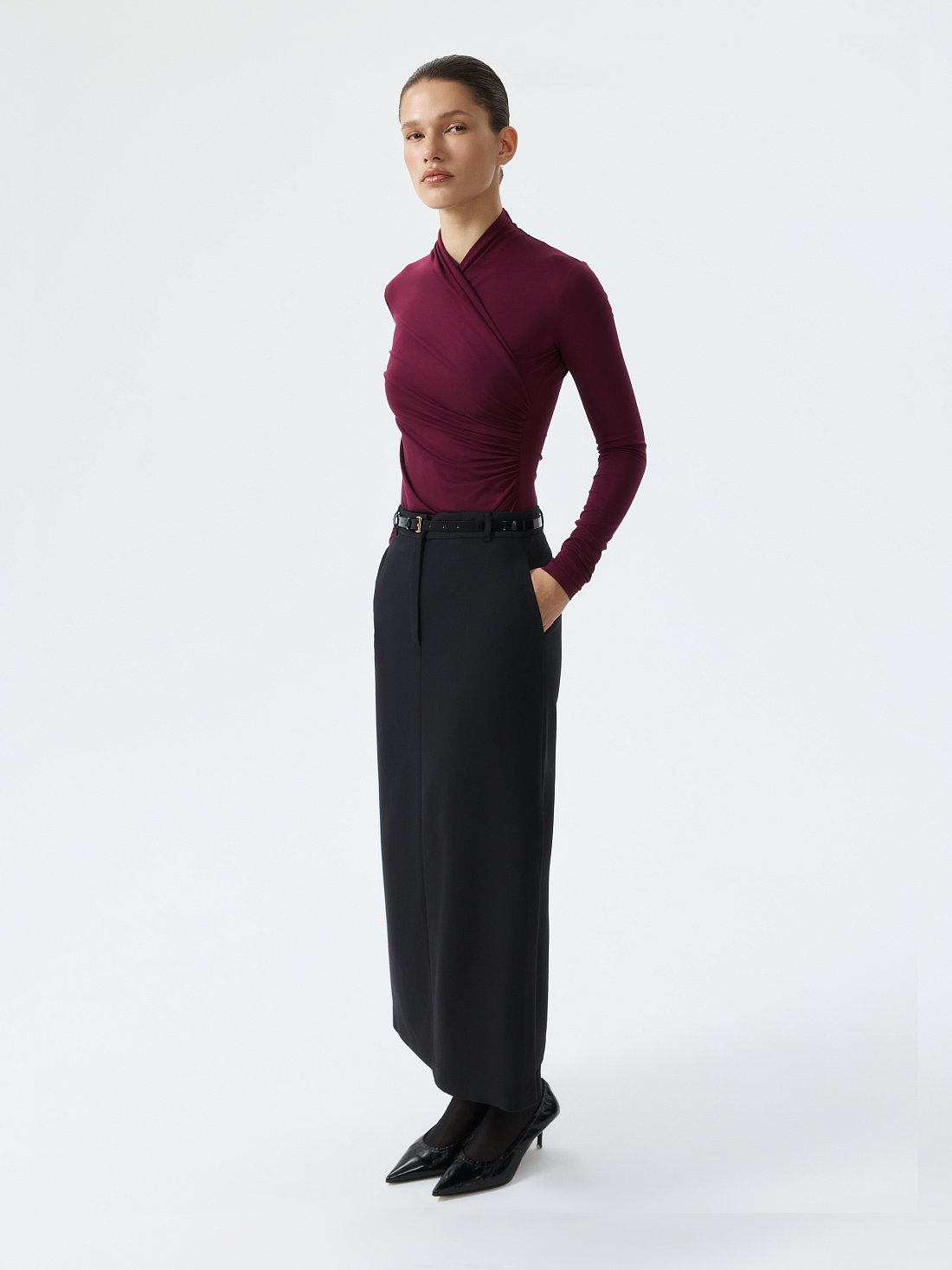 Лонгслив на запах: фото №1