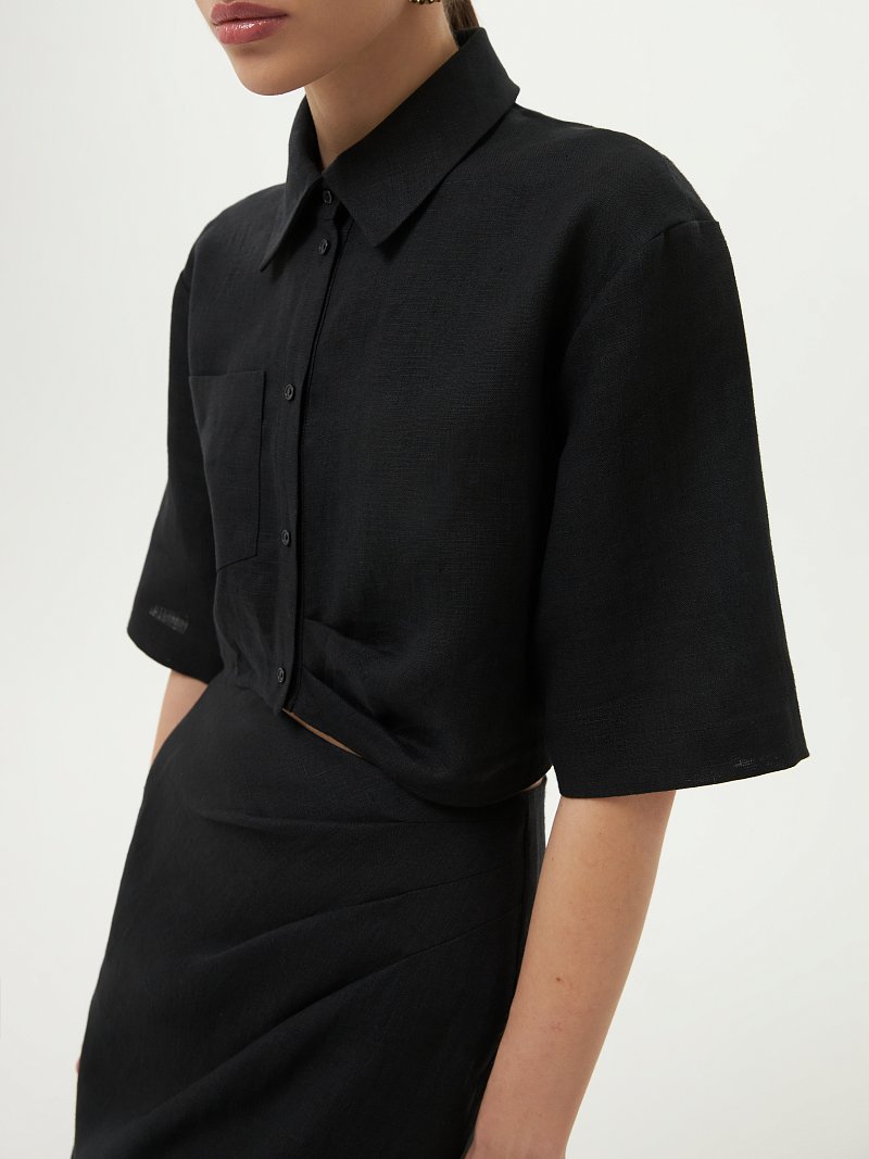 Блуза из натурального льна