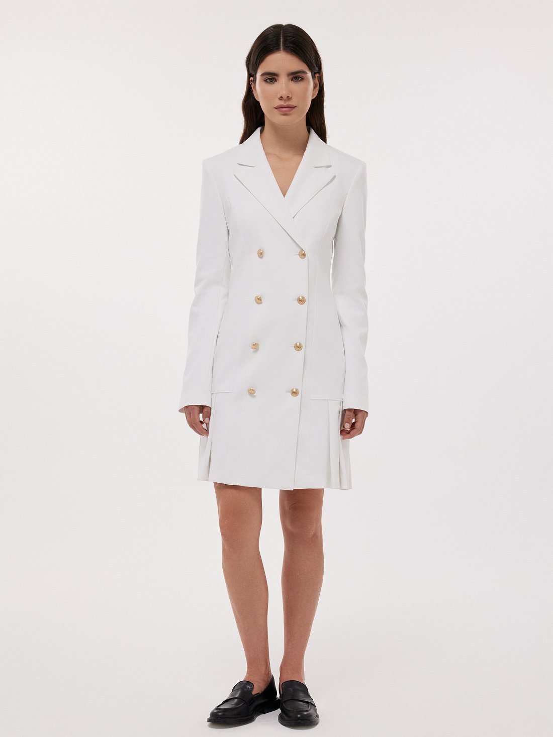 Платье-жакет со складками: фото №1