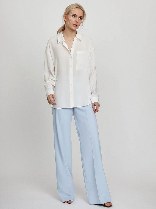 Свободная рубашка с карманом: фото №3