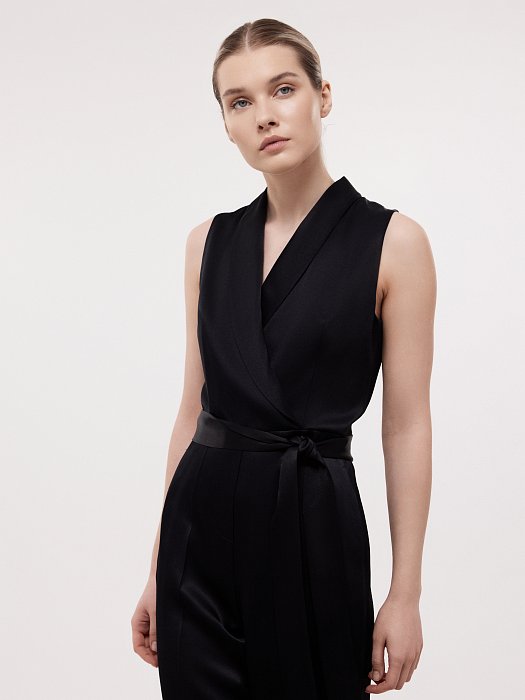 Атласный комбинезон: фото №3