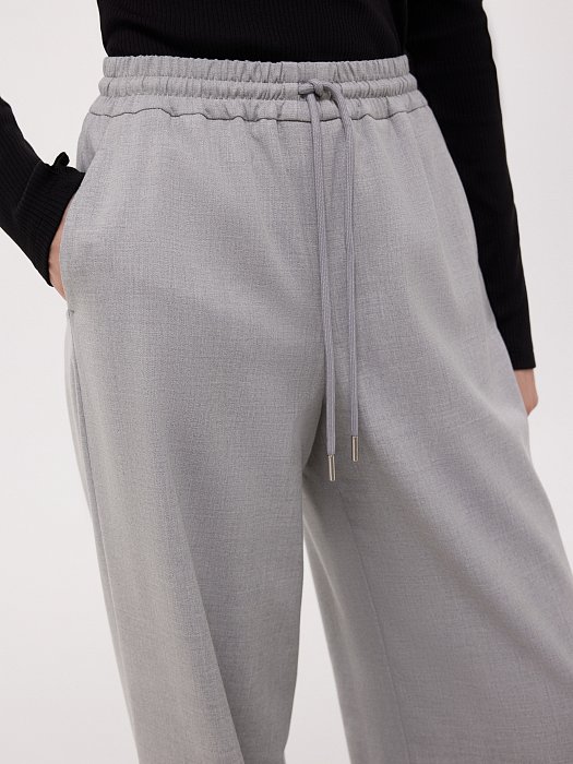 Костюмные брюки на кулиске: фото №3