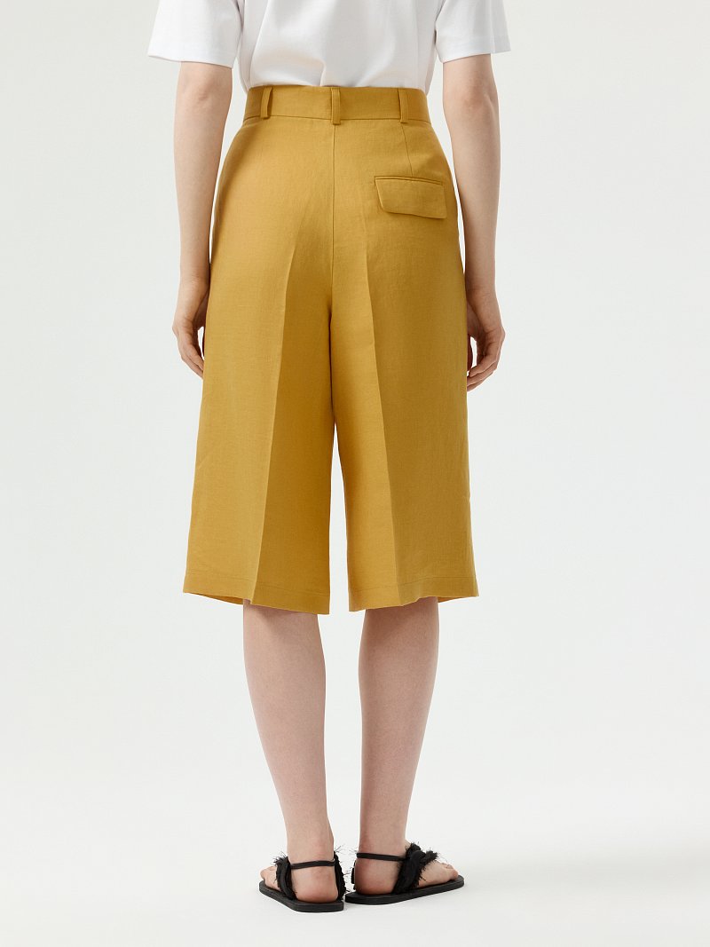 Бермуды из 100% льна