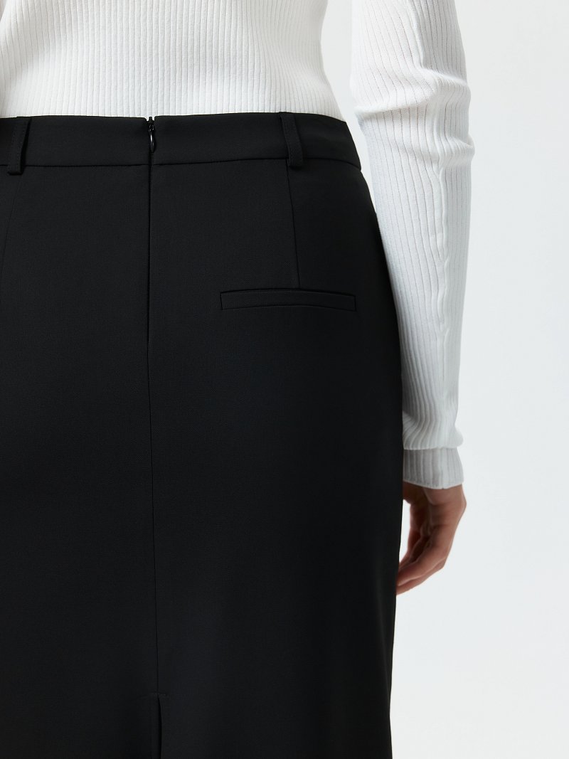 Костюмная юбка-макси