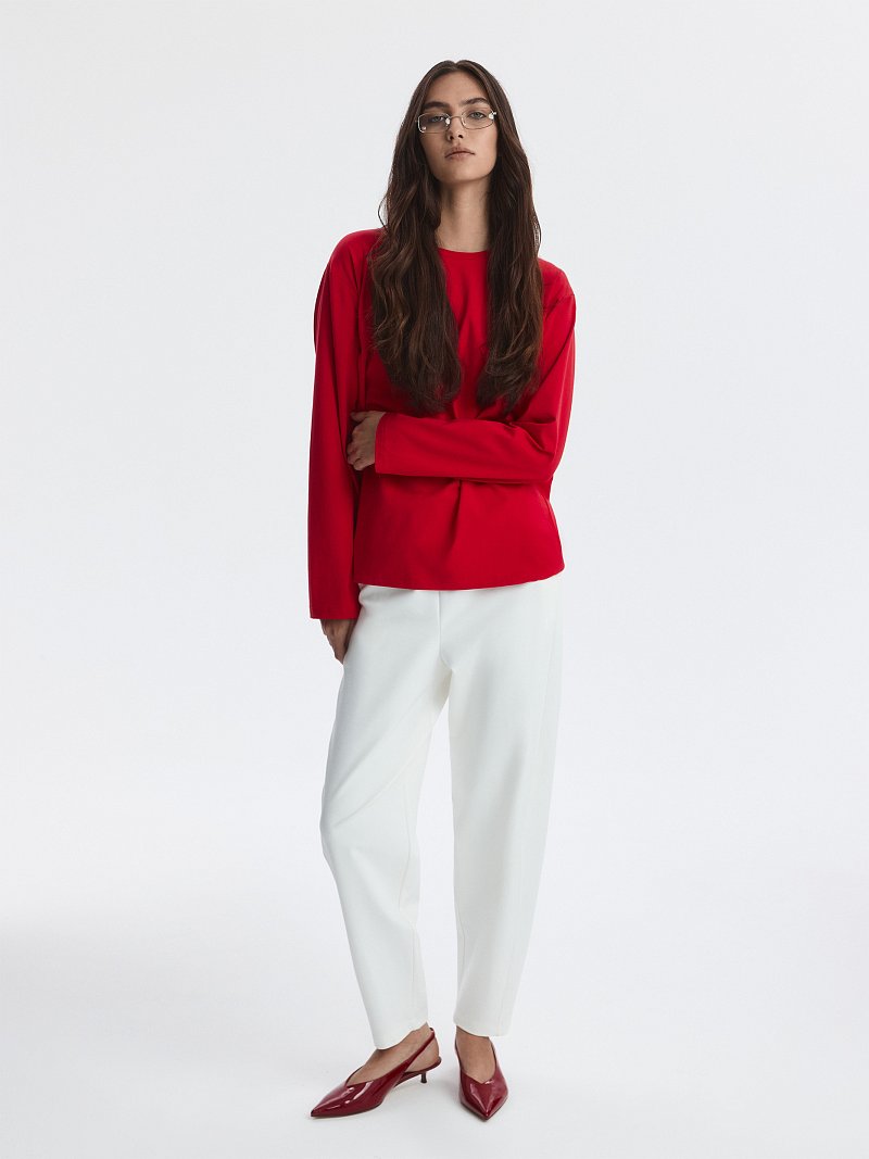 Трикотажные брюки из вискозы