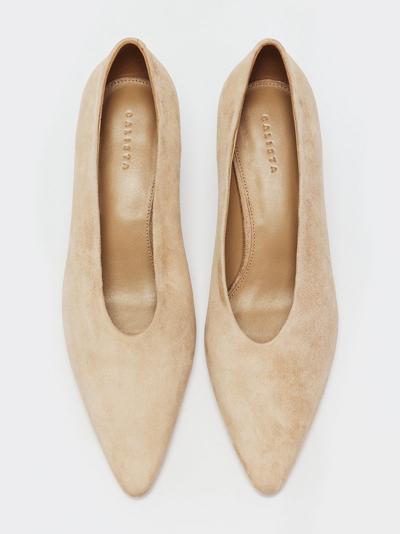 Туфли из натуральной замши