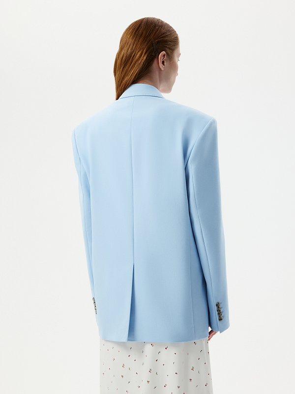 Прямой жакет из хлопка