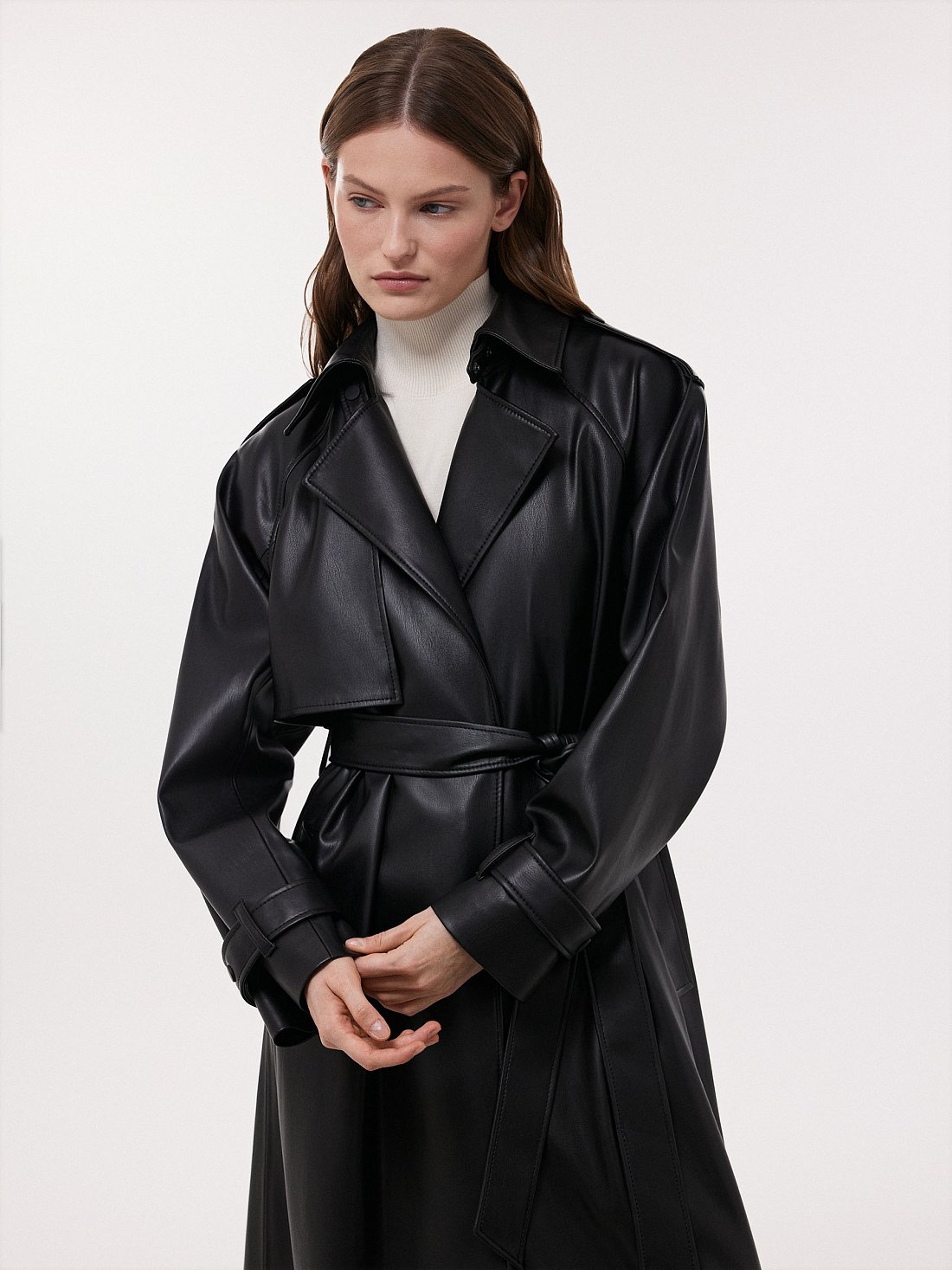 Плащ из экокожи: фото №1