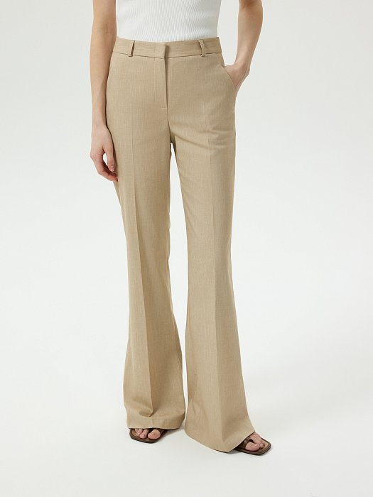 Расклешенные брюки с хлопком: фото №2