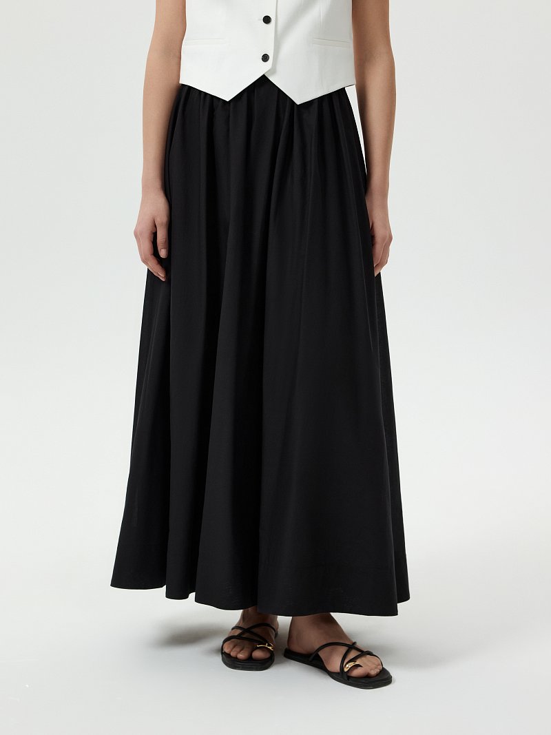 Юбка-макси из хлопка