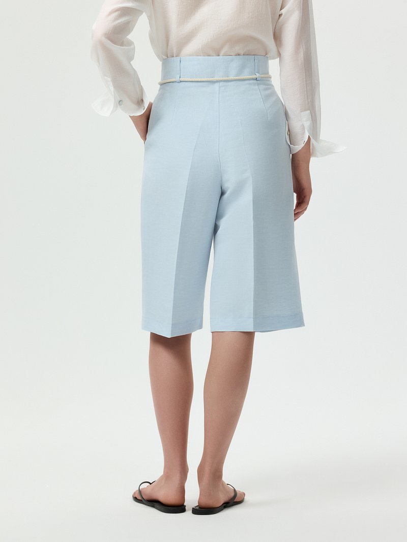 Бермуды со льном