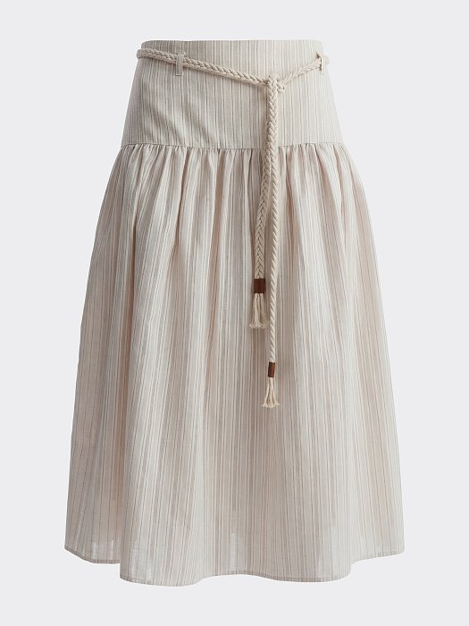 Юбка из хлопка и льна: фото №7