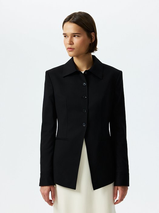 Жакет с отложным воротником: фото №2