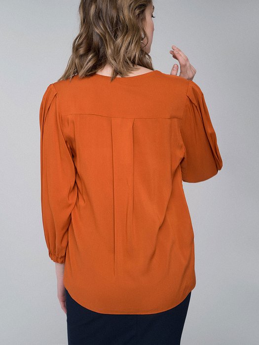 Блуза с объемными рукавами: фото №3