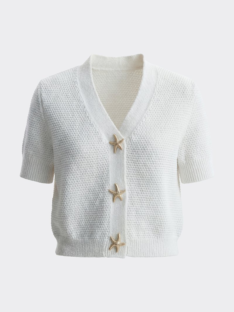 Кардиган с короткими рукавами