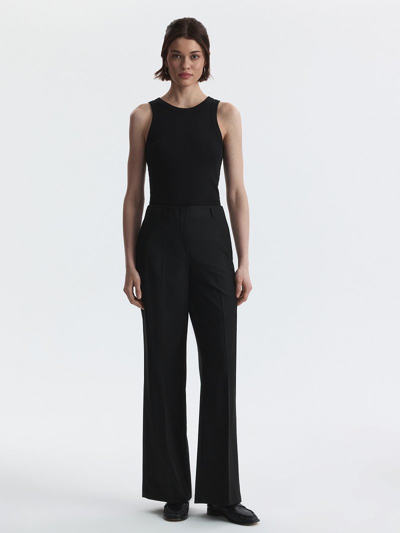 Брюки прямого кроя