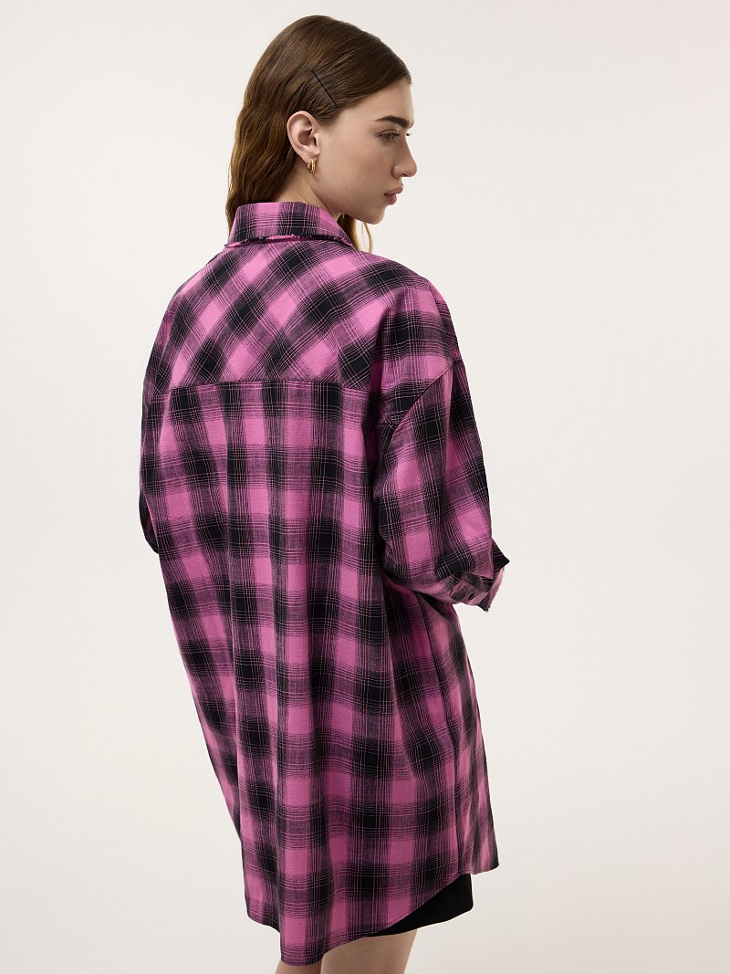 Рубашка из хлопка в клетку