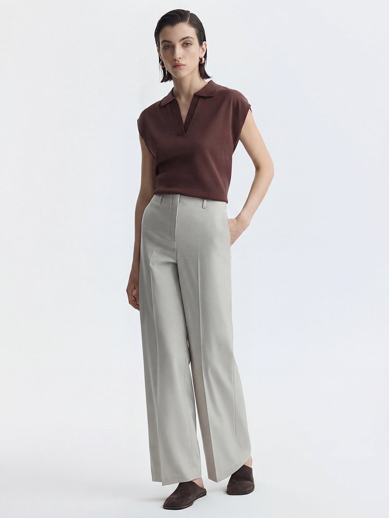 Брюки прямого кроя