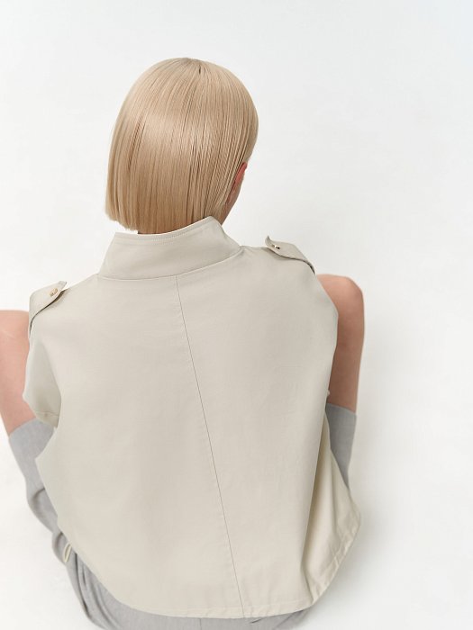 Укороченная куртка оверсайз: фото №7