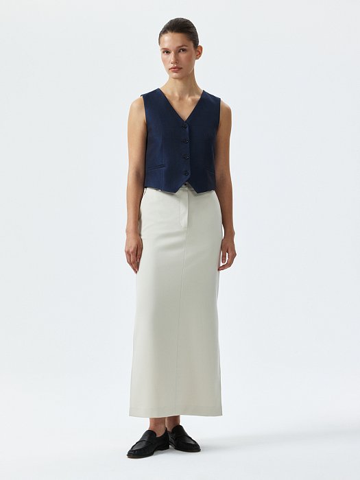 Льняной жилет: фото №5