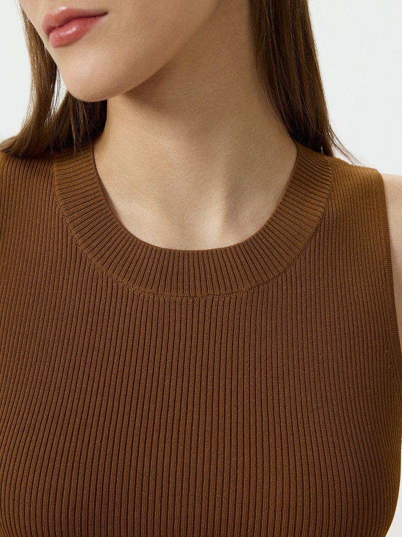 Укороченный топ из вискозы