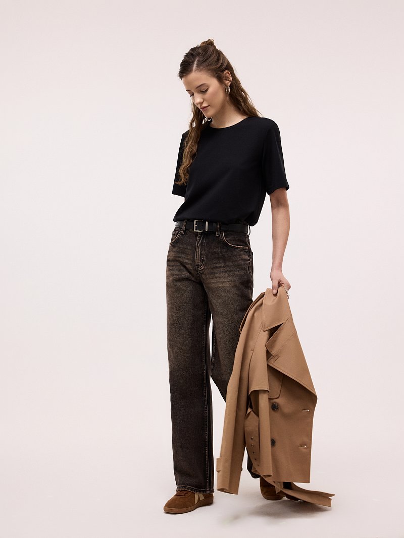 Базовая футболка из вискозы