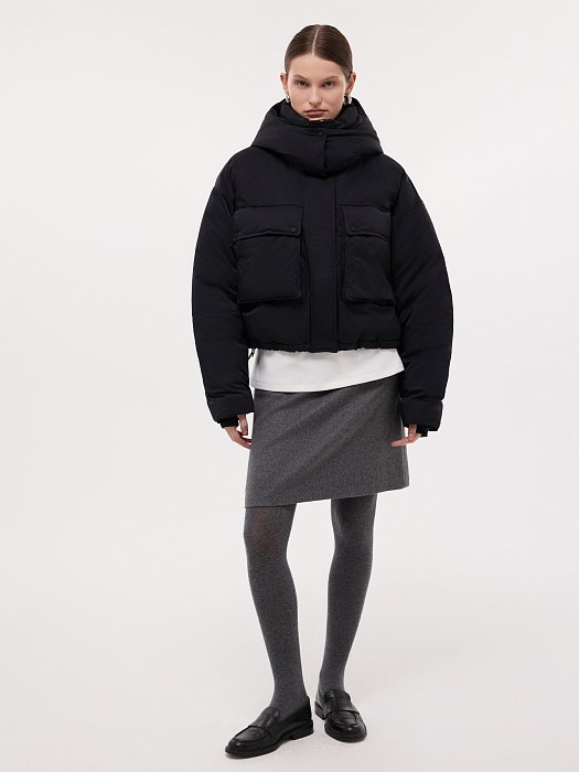 Укороченная куртка с утеплителем : фото №3