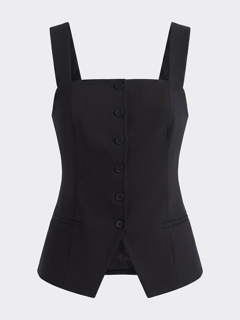 Жилет на бретелях из хлопка