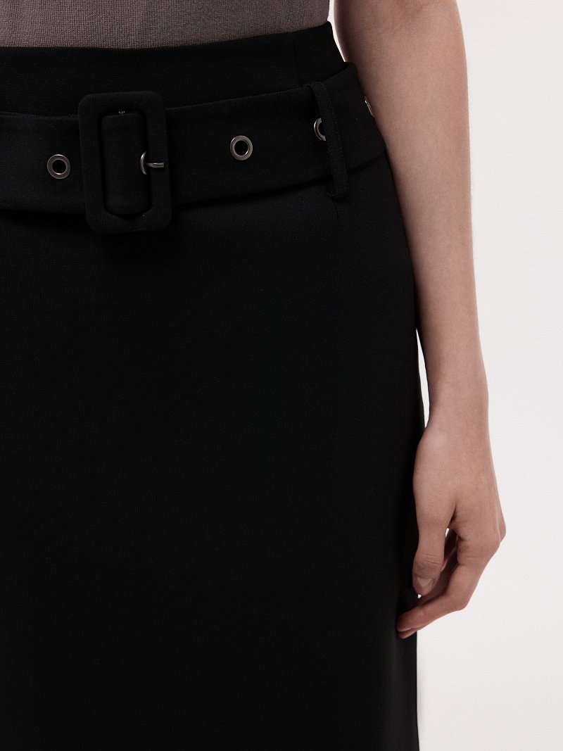 Юбка-карандаш с поясом