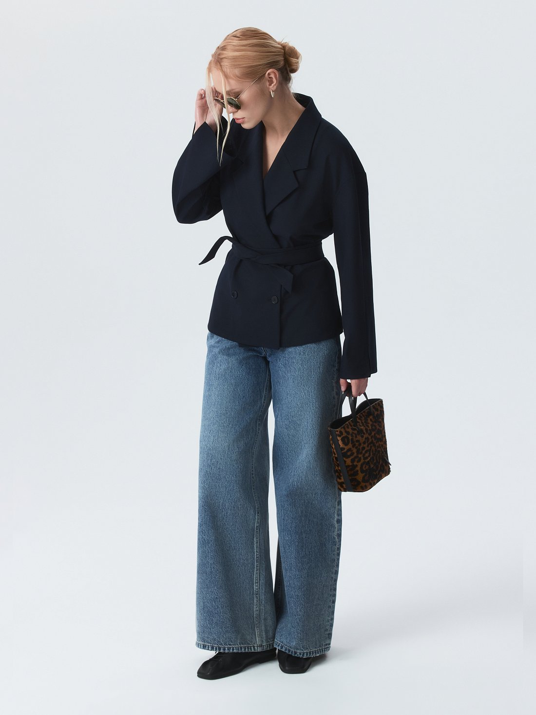 Жакет с поясом: фото №1