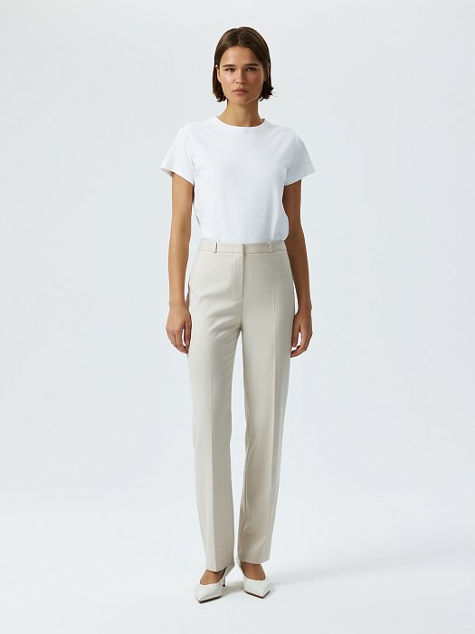 Зауженные брюки со стрелками: фото №6