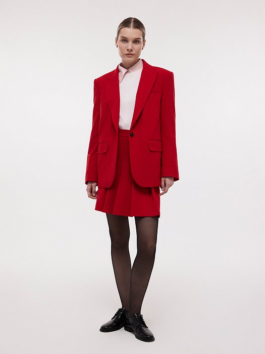 Однобортный жакет оверсайз: фото №3