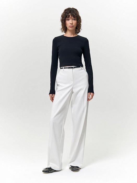 Укороченный лонгслив из хлопка : фото №4