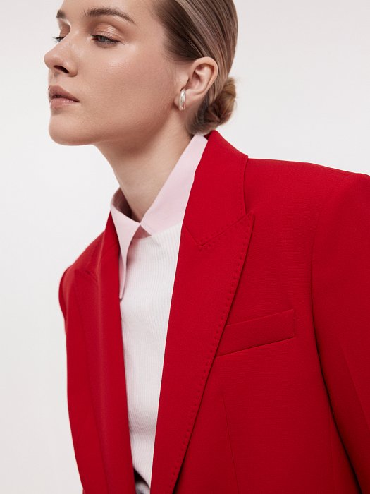 Однобортный жакет оверсайз: фото №6