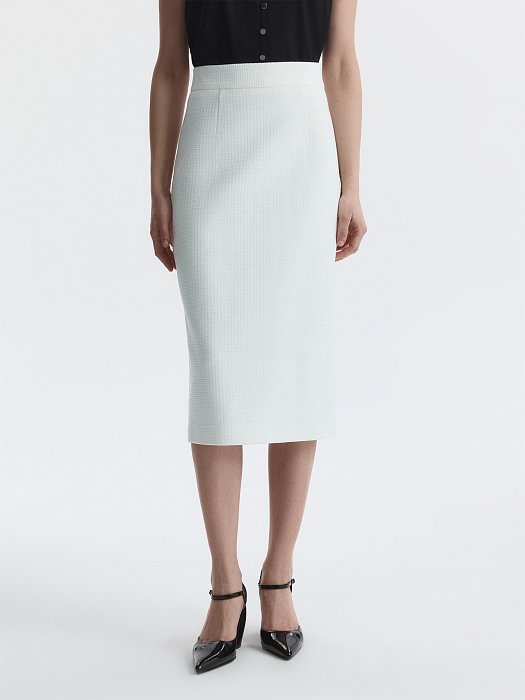 Юбка-карандаш из твида: фото №4