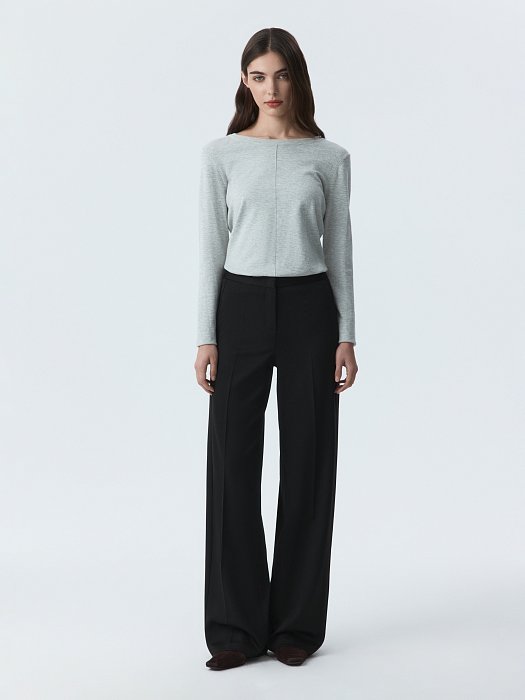 Классические брюки свободного кроя: фото №5