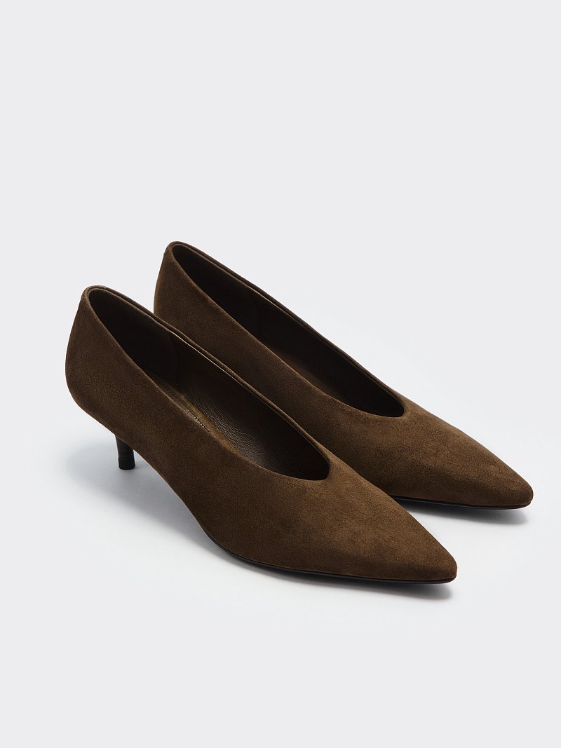 Туфли из натуральной замши