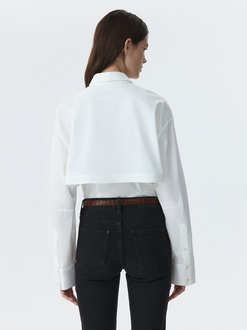 Боди-рубашка из хлопка