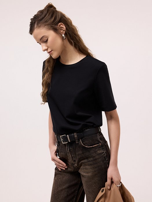 Базовая футболка из вискозы: фото №2