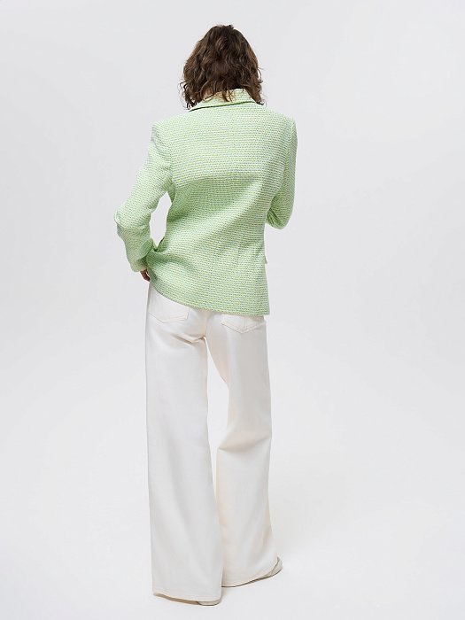 Приталенный жакет из твида: фото №6